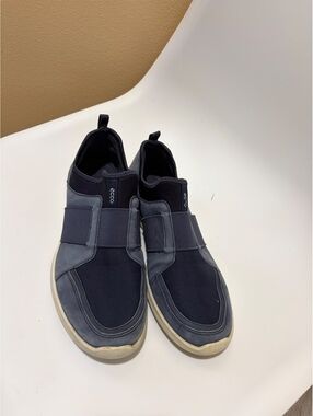 ECCO Women's Sense II Band Slip-on Sneakers Night Sky Nubuck/Textile Sz 40 US 9
